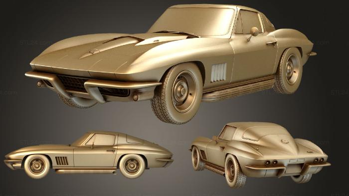 Автомобили и транспорт (Скат 1967 2015, CARS_3473) 3D модель для ЧПУ станка